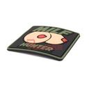 PARCHE IMMORTAL PVC 3D MILF HUNTER TETAS NEGRO-VERDE