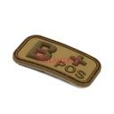 PARCHE IMMORTAL PVC GRUPO SANGUINEO B+ TAN
