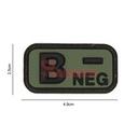 PARCHE IMMORTAL PVC GRUPO SANGUINEO B- VERDE