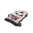 PARCHE IMMORTAL PVC 3D OSO PANDA TACTICO BEIGE-BLANCO