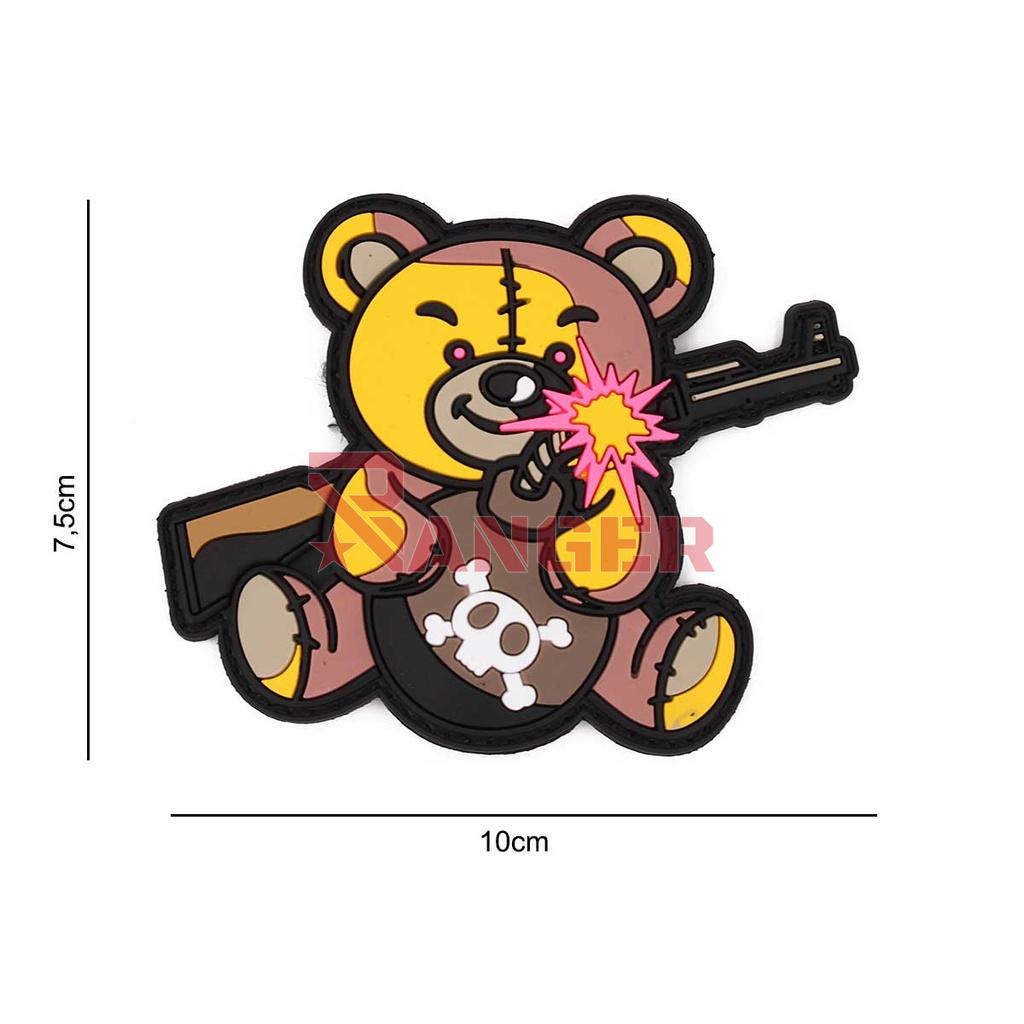 PARCHE IMMORTAL PVC TERROR TEDDY MARRON