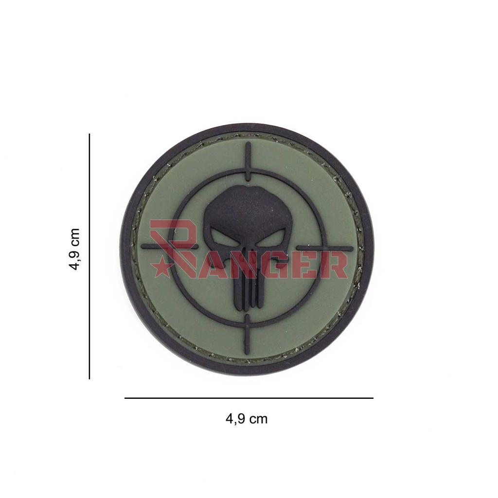 PARCHE IMMORTAL PVC 3D DIANA PUNISHER VERDE