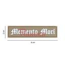 PARCHE IMMORTAL PVC 3D TIRA MEMENTO MORI TAN