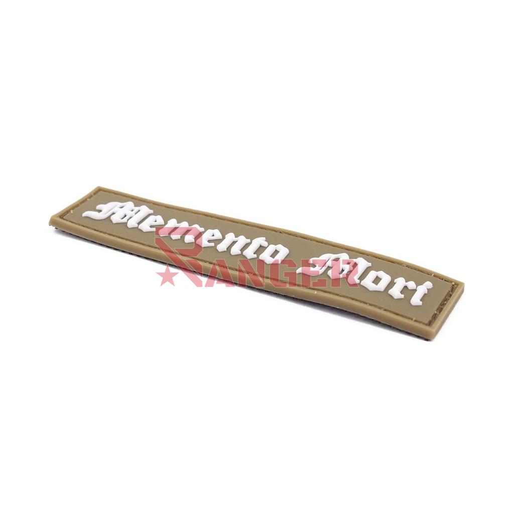 PARCHE IMMORTAL PVC 3D TIRA MEMENTO MORI TAN
