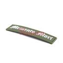 PARCHE IMMORTAL PVC 3D TIRA MEMENTO MORI VERDE