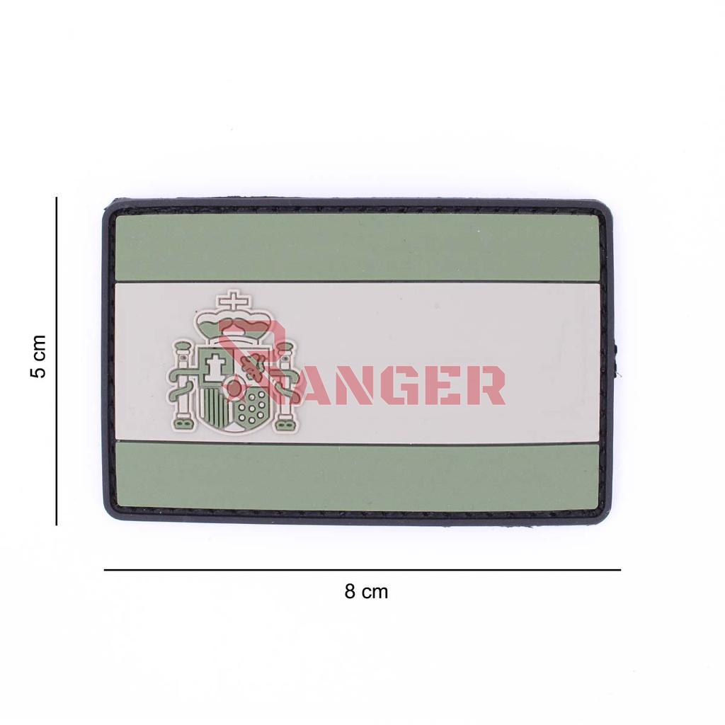PARCHE IMMORTAL PVC BANDERA ESPAÑA VERDE