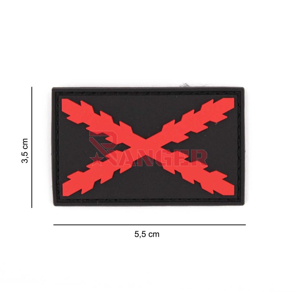 PARCHE IMMORTAL PVC BORGOÑA PEQ. NEGRO