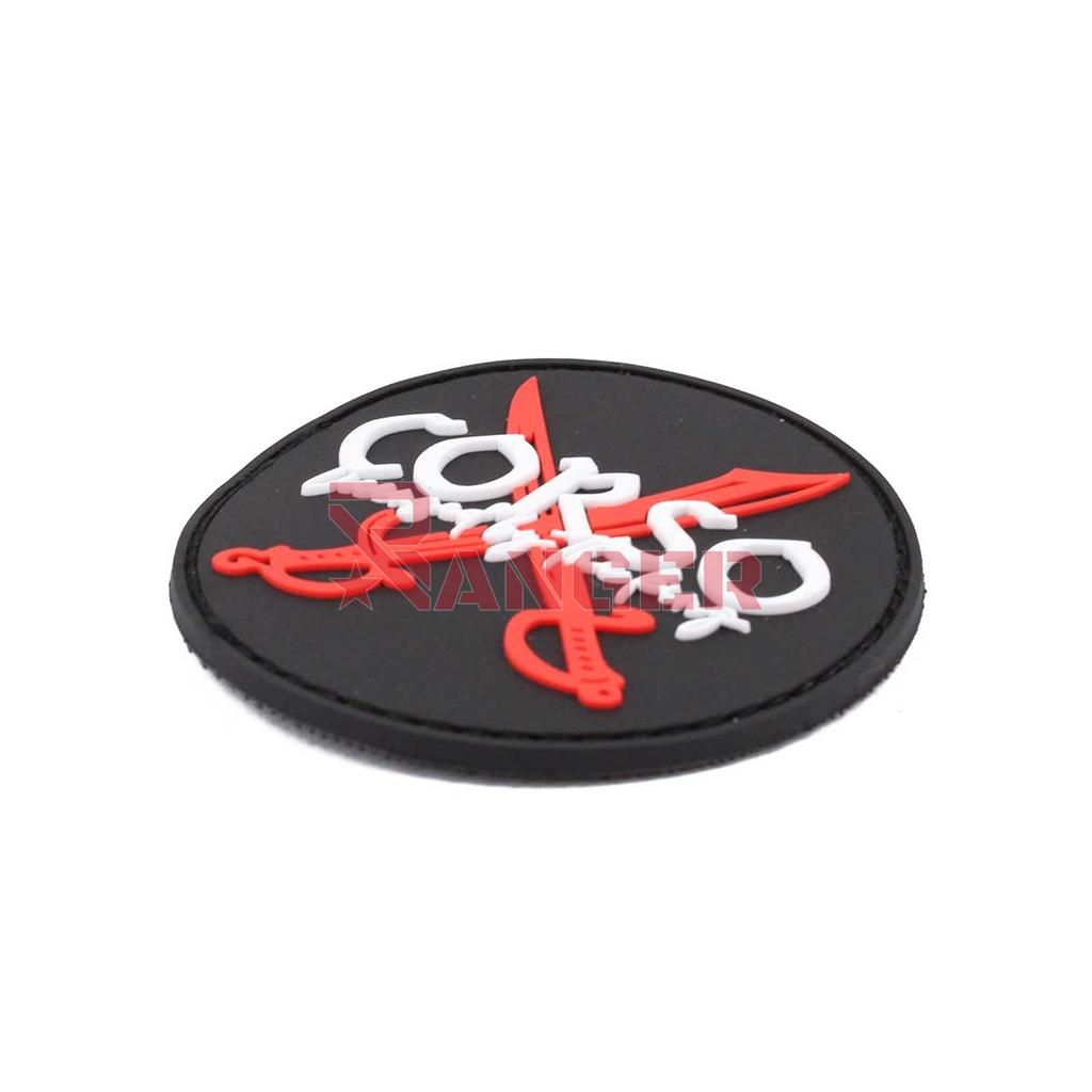 PARCHE CORSO PVC NEGRO
