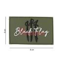 PARCHE CORSO PVC BLACK FLAG VERDE