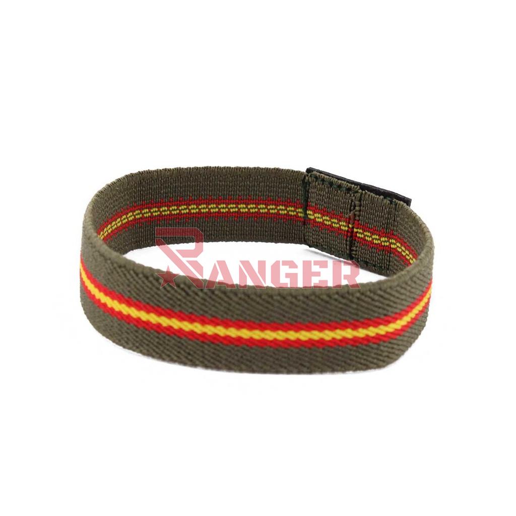 PULSERA ELASTICA ESPAÑA GUARDIA CIVIL CENTRO NEGRO VERDE