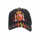 GORRA BORDADA CONSTITUCION 3 TIRAS FRONTALES ESPAÑA NEGRA