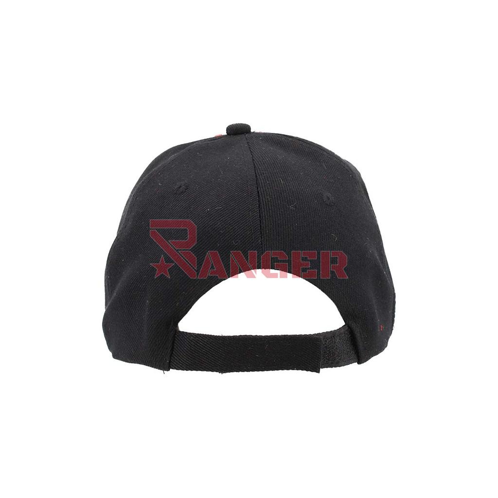 GORRA BORDADA CONSTITUCION 3 TIRAS FRONTALES ESPAÑA NEGRA