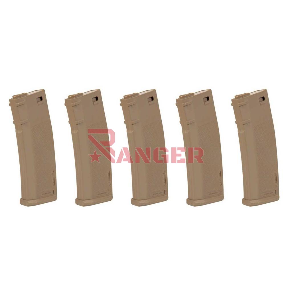 CARGADOR FUSIL SPECNA ARMS M4 125RDS STANDARD TAN