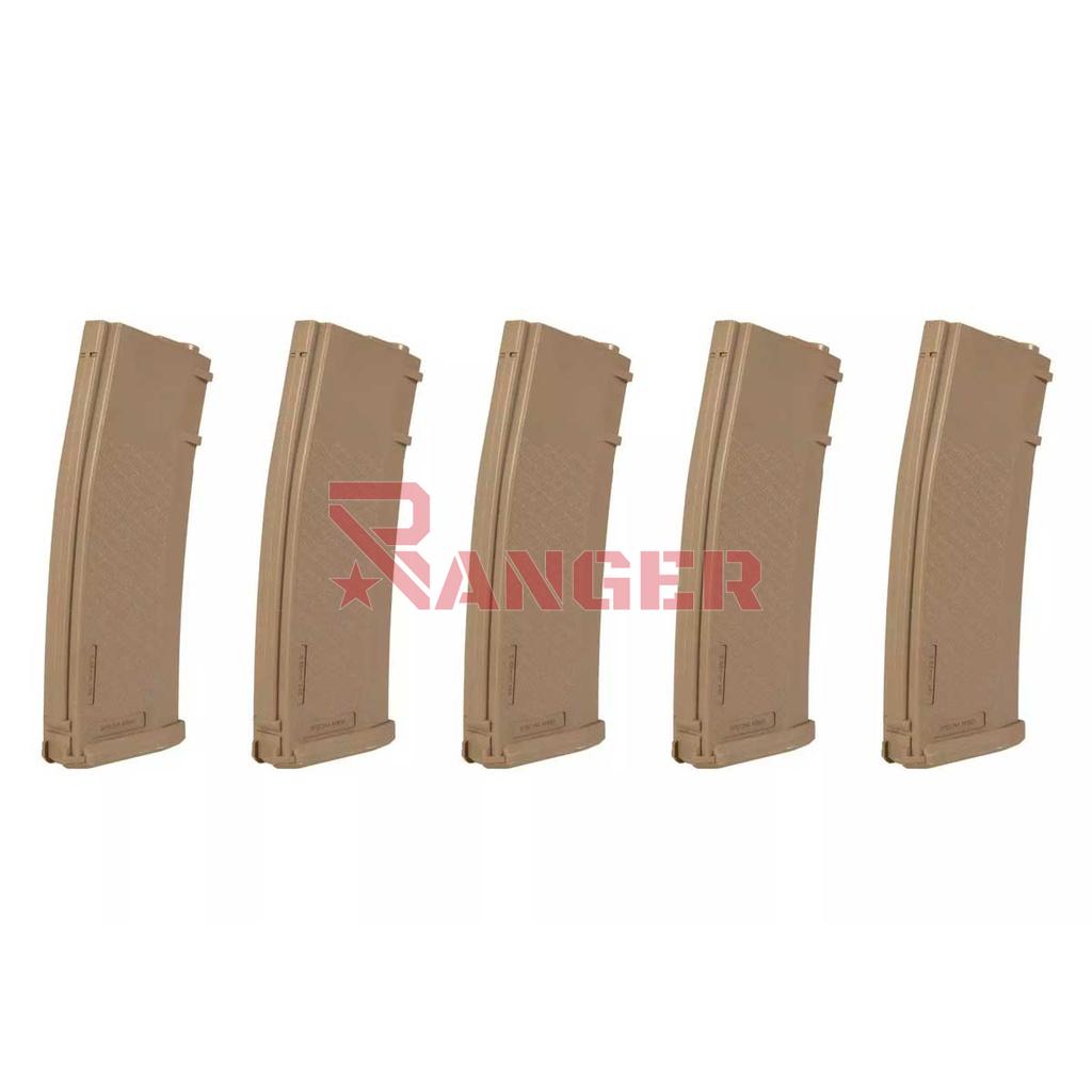 CARGADOR FUSIL SPECNA ARMS M4 125RDS STANDARD TAN