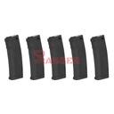 CARGADOR FUSIL SPECNA ARMS M4 5PCS 125RDS NEGRO