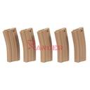 CARGADOR FUSIL SPECNA ARMS M4 140RDS 5PCS TAN