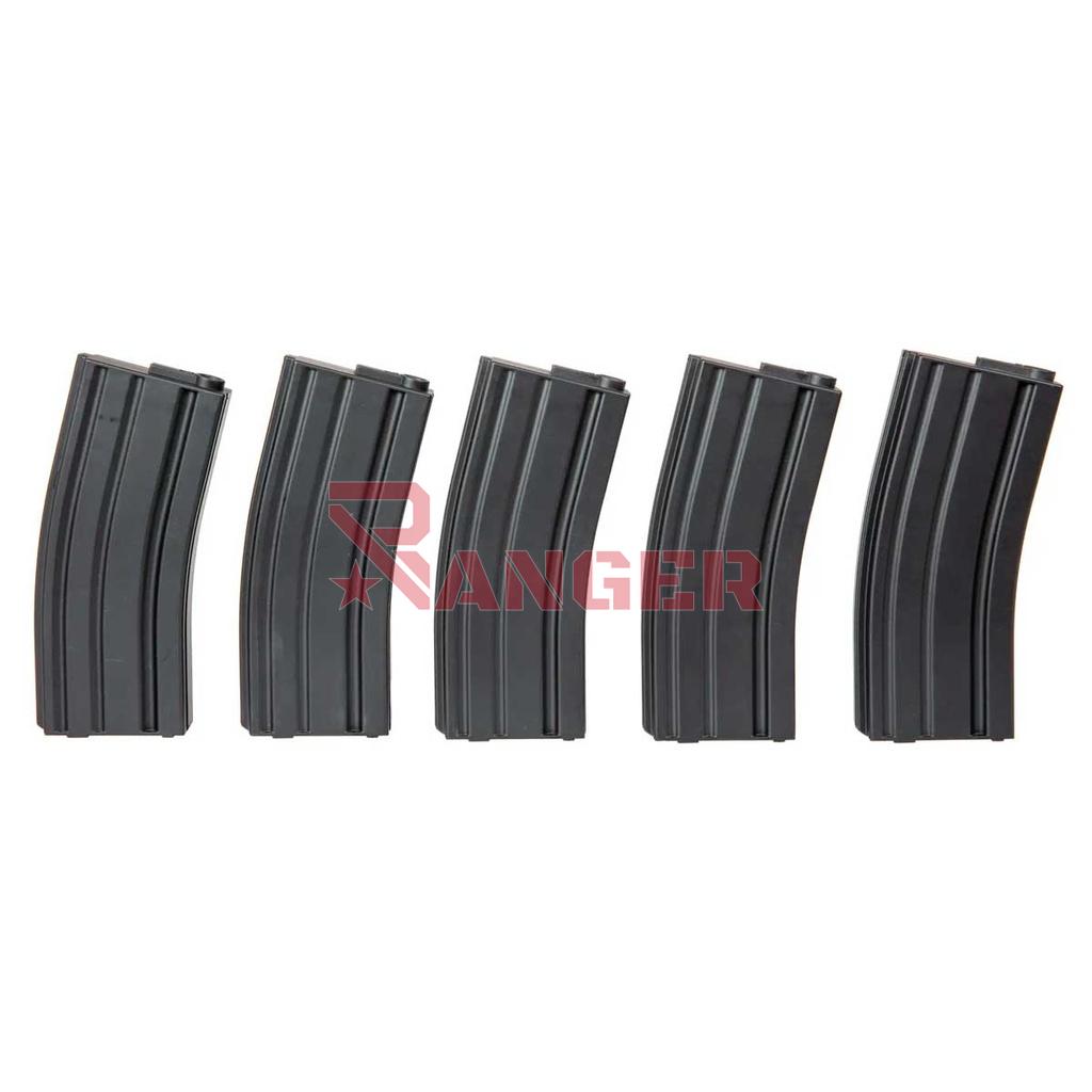 CARGADOR FUSIL SPECNA ARMS M4 120RDS 5PCS NEGRO