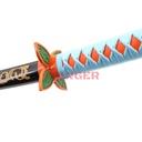 KATANA MINI 2026 DMSY 40CM ACERO NEGRA/AZUL