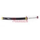 KATANA MINI 2027 DMSY 40CM ACERO NEGRA/BLANCA