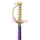 ESPADA 1043 OPC 93CM ACERO NEGRA/DORADA