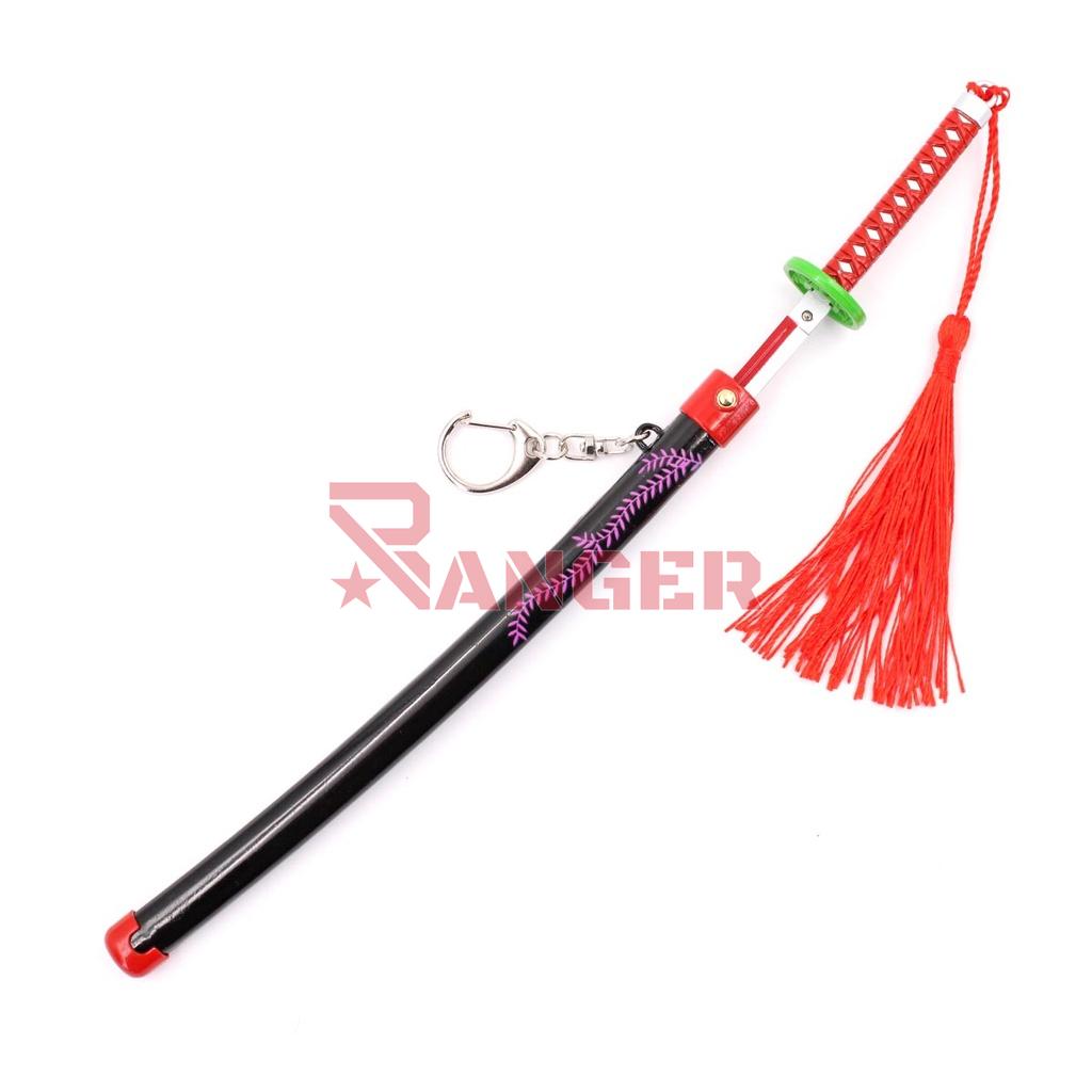 KATANA MINI LLAVERO 1162 DMSY 22 CM NEGRA/ROJA