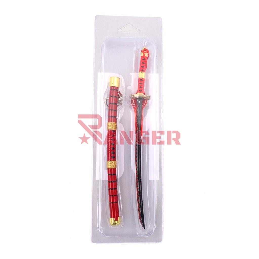 KATANA MINI LLAVERO 1181 OPC 22 CM ROJA