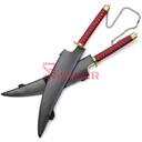 ESPADA DOBLE 1066 DMSY 80CM ACERO NEGRA
