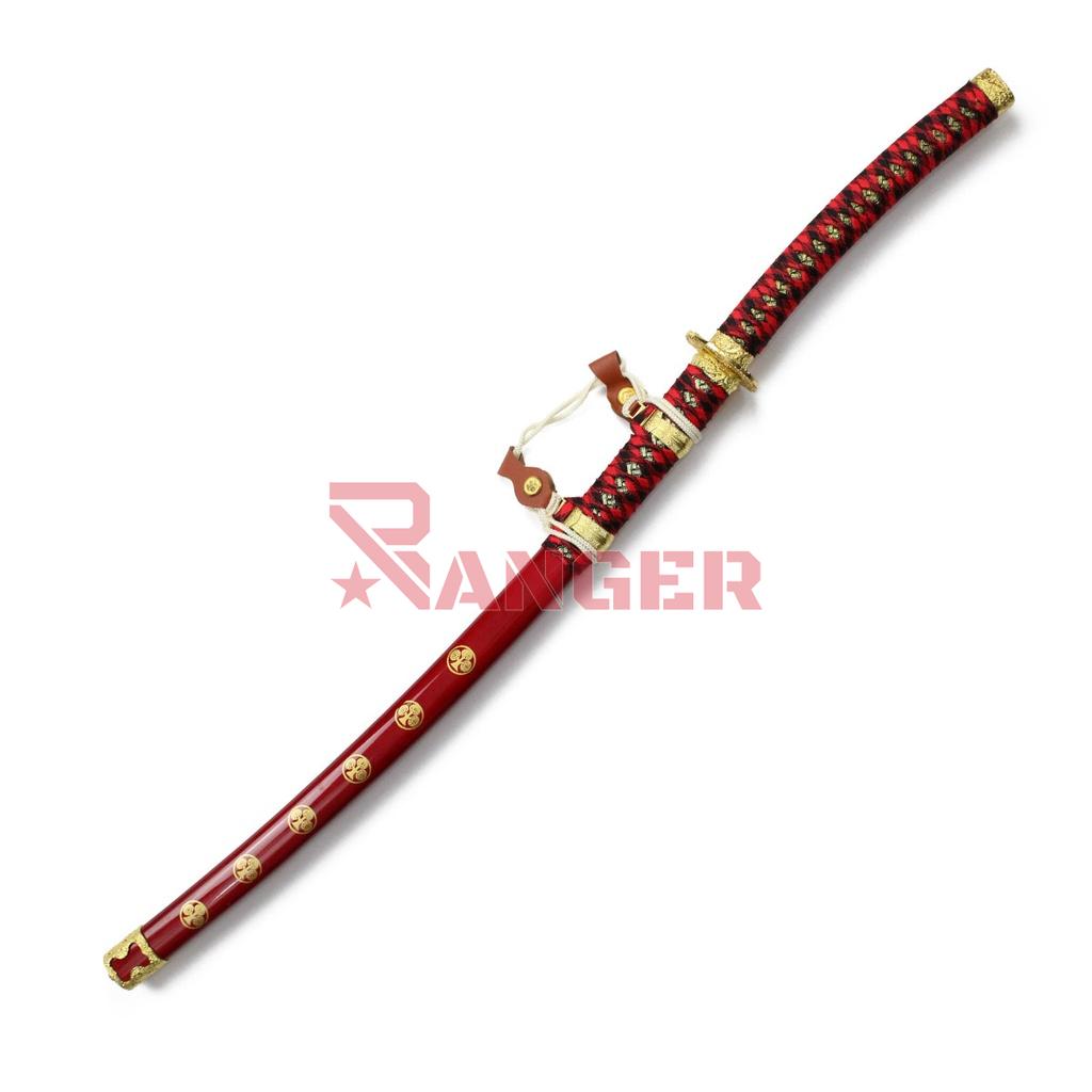KATANA 4019 ORN 109CM ACERO ROJA