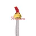 KATANA 4019 ORN 109CM ACERO ROJA