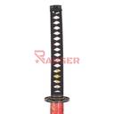 KATANA 4023 ORN 104CM ACERO NEGRA/ROJA