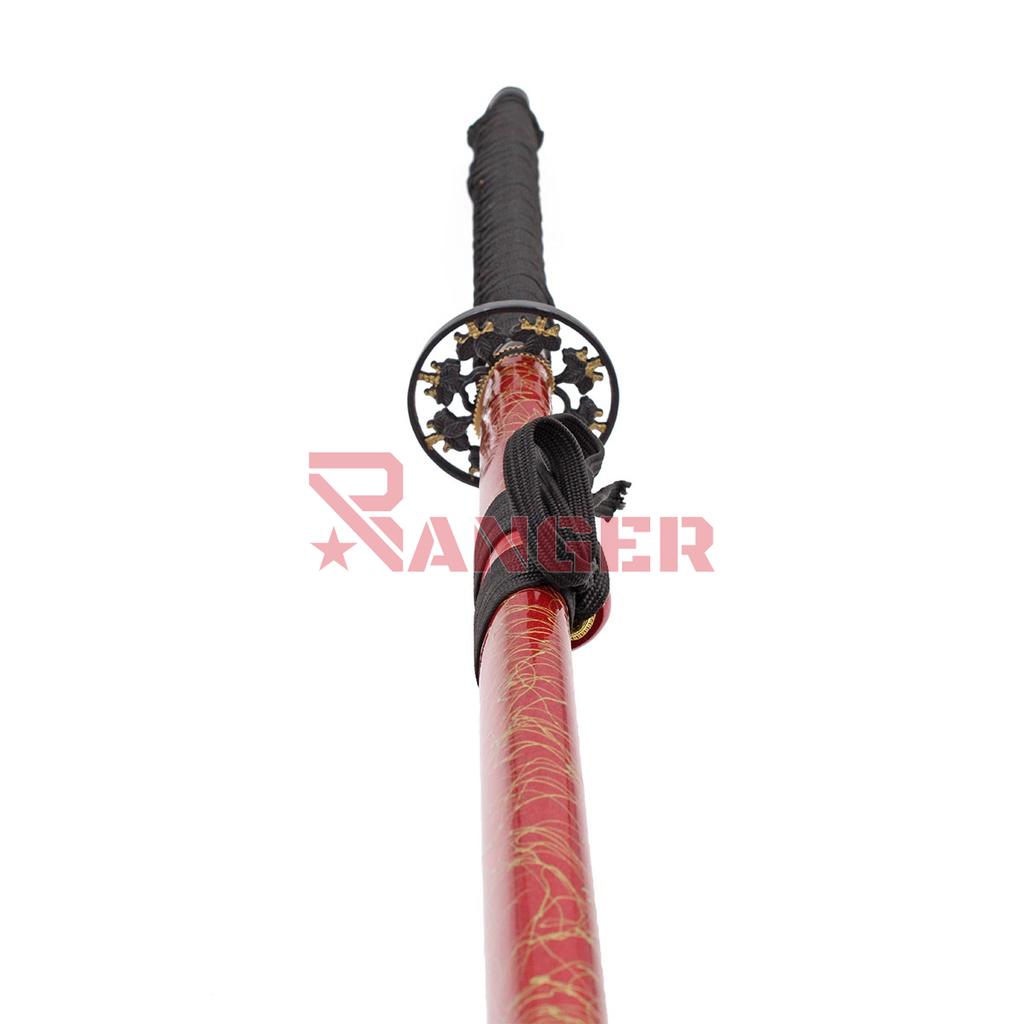 KATANA 4023 ORN 104CM ACERO NEGRA/ROJA