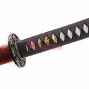 KATANA 4023 ORN 104CM ACERO NEGRA/ROJA