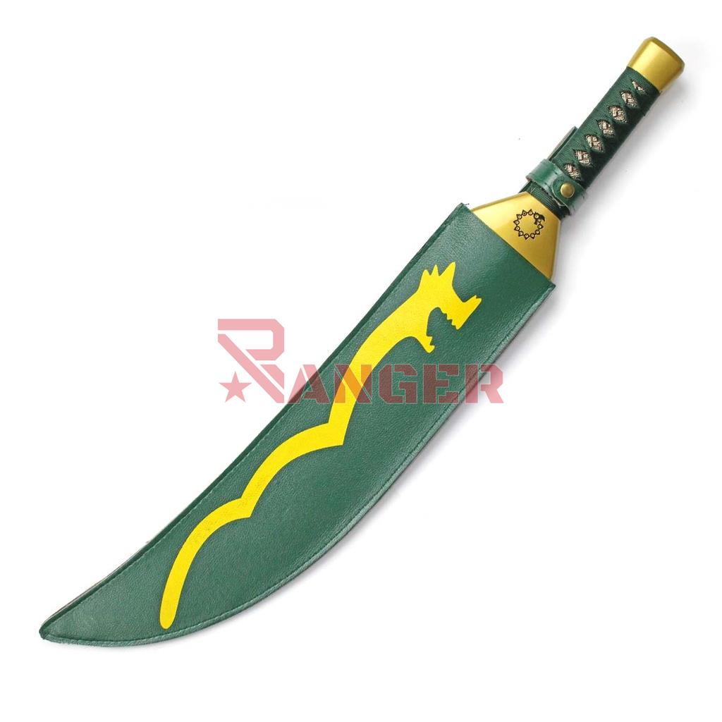 ESPADA 2120 SDS 80CM ACERO NEGRA/VERDE