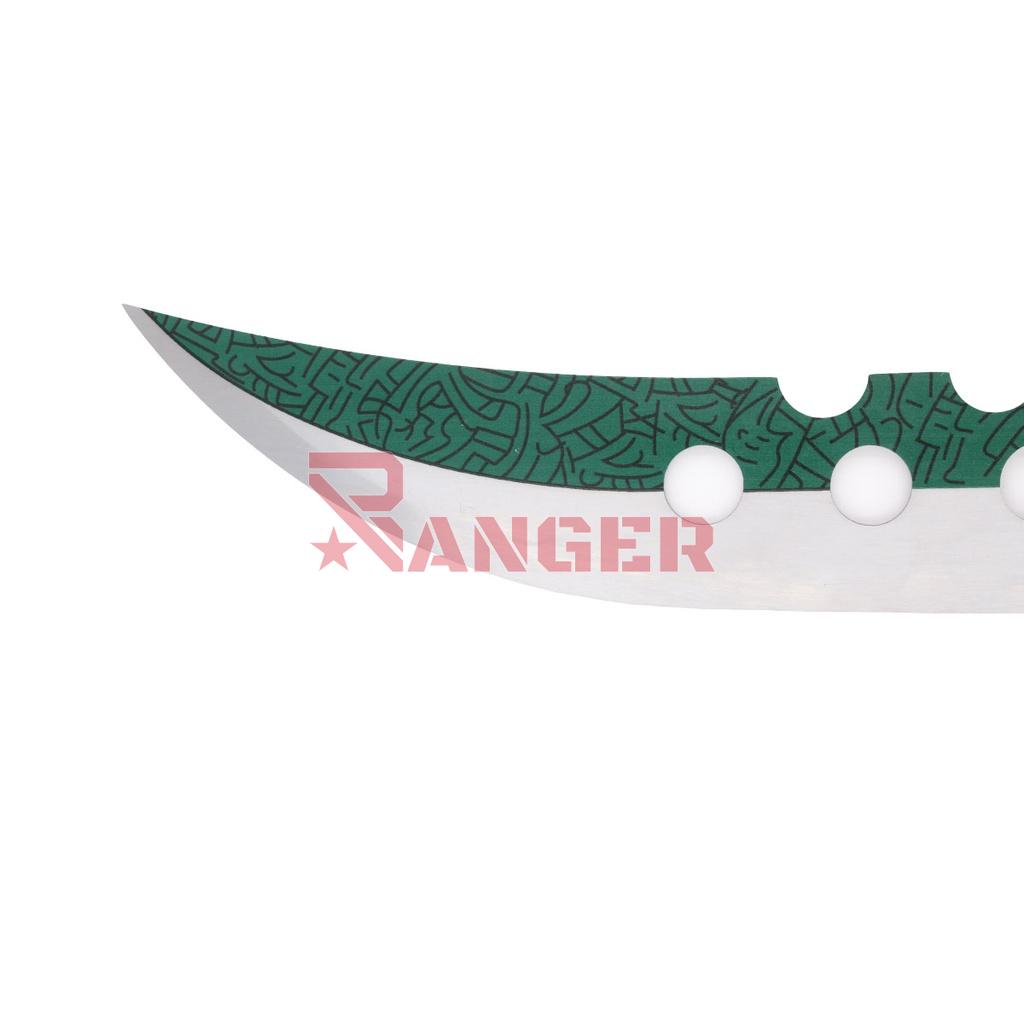 ESPADA 2120 SDS 80CM ACERO NEGRA/VERDE