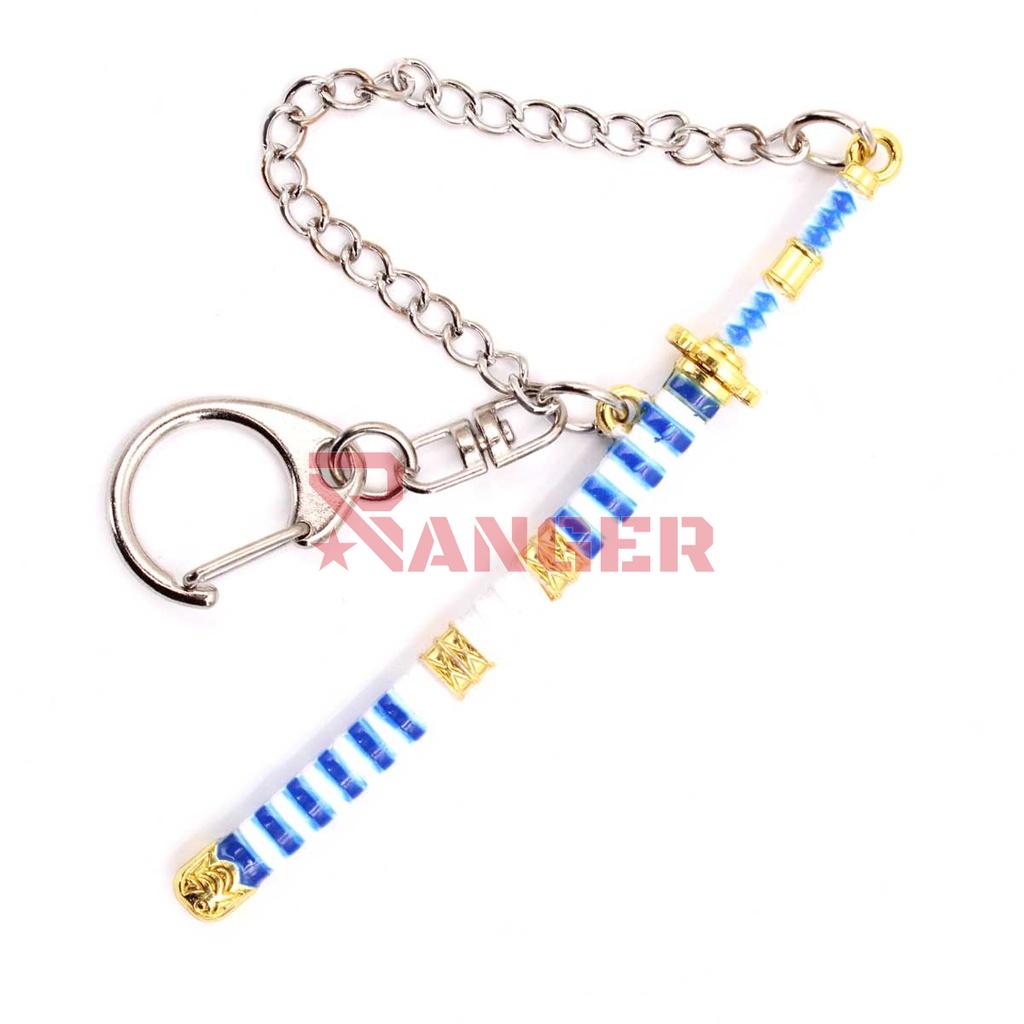 LLAVERO KATANA 1192 OPC 9 CM BLANCO/AZUL