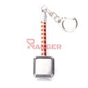 LLAVERO MARTILLO THR 8 CM PLATA/MARRON
