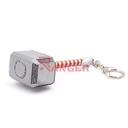 LLAVERO MARTILLO THR 8 CM PLATA/MARRON
