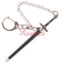 LLAVERO ESPADA 1211 GOT 9 CM PLATA/NEGRO