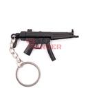LLAVERO FUSIL MP5 7 CM NEGRO