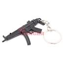 LLAVERO FUSIL MP5 7 CM NEGRO