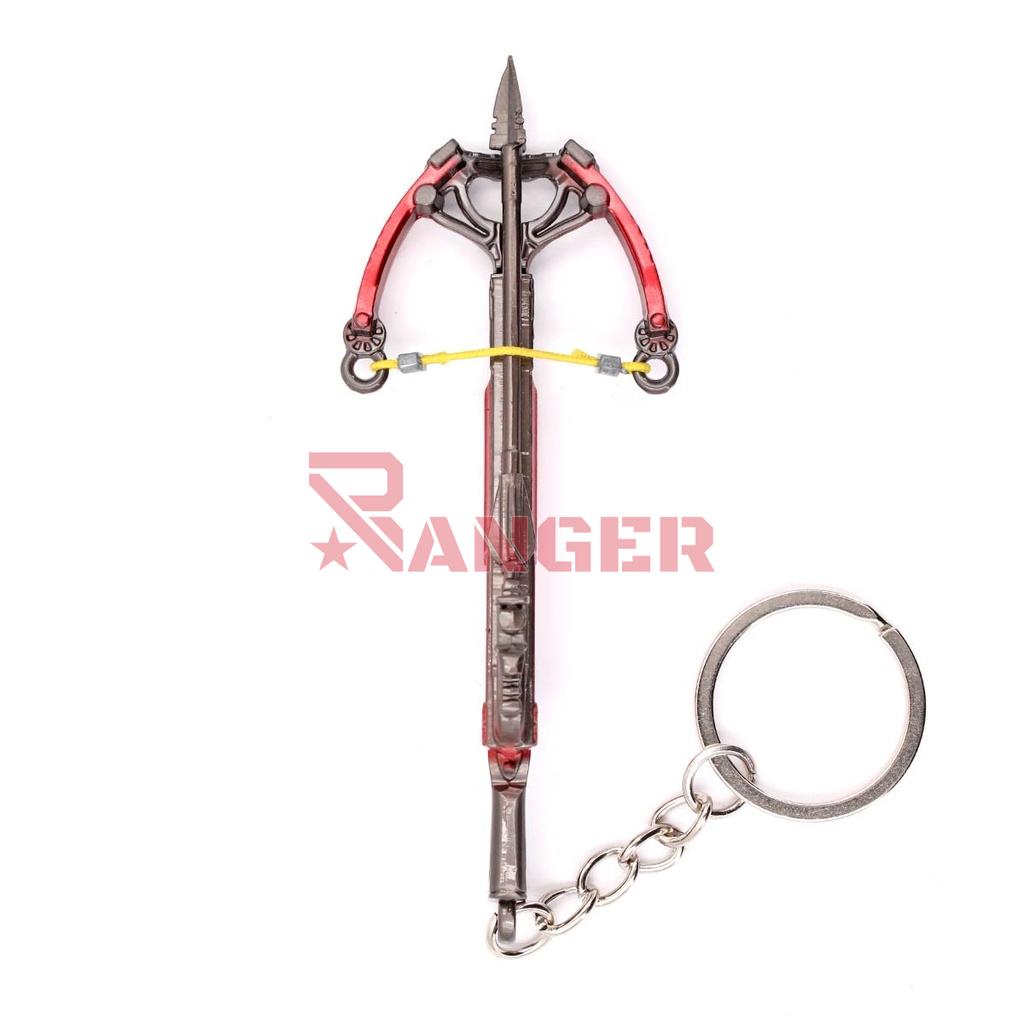 LLAVERO BALLESTA PBG 9 CM ROJO/MARRON