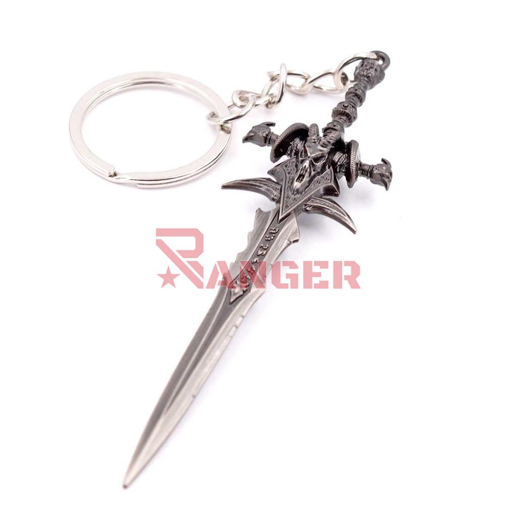 LLAVERO ESPADA 1238 WOF 9 CM NEGRO/PLATA