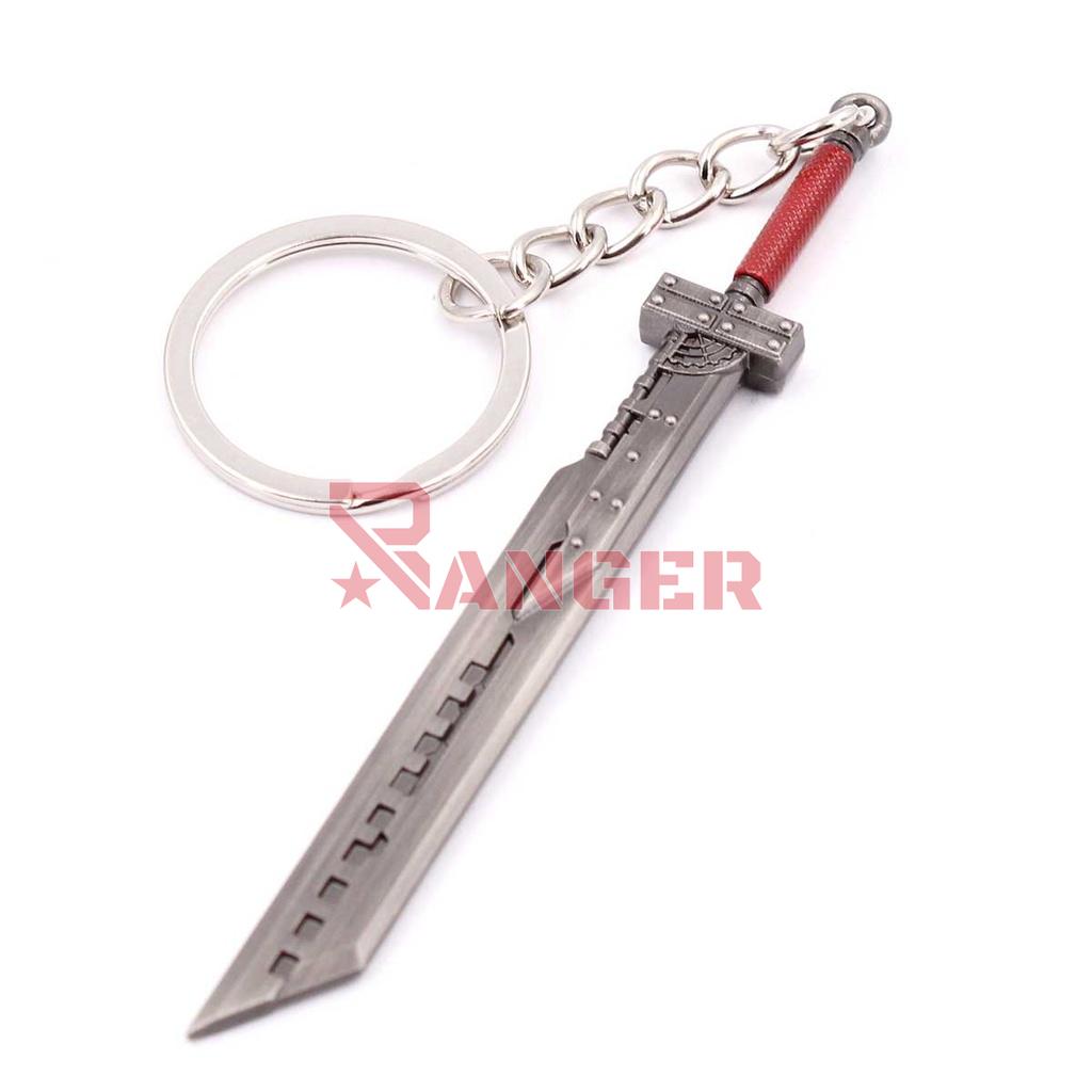 LLAVERO ESPADA 1234 FF 9 CM PLATA