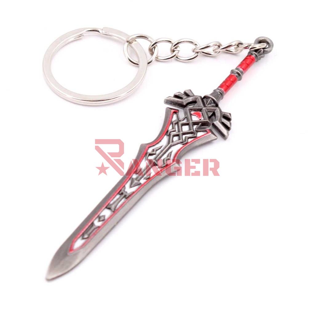 LLAVERO ESPADA 1221 ZLD 9 CM NEGRO/ROJO
