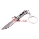 LLAVERO CUCHILLO COMBAT 9 CM PLATA