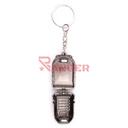 LLAVERO MOCHILA PBG 3,5 CM PLATA