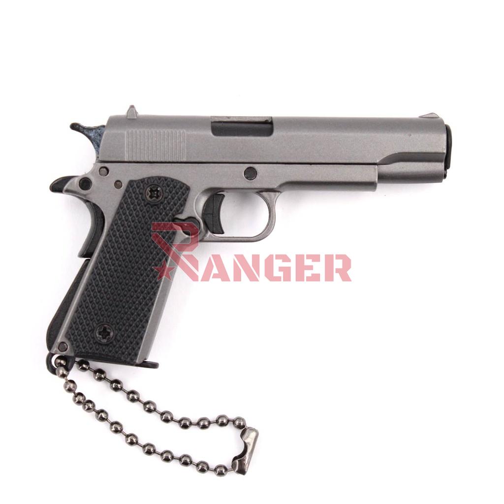 LLAVERO PISTOLA 1911 7 CM GRIS