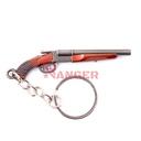 LLAVERO ESCOPETA RECORTADA 7 CM PLATA/MARRON