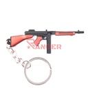 LLAVERO FUSIL THOMPSON 7 CM NEGRO/MARRON