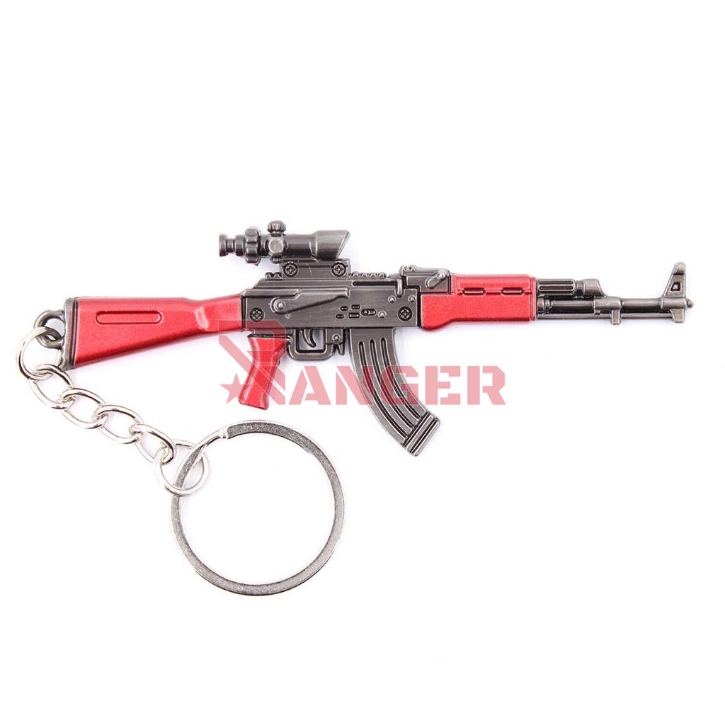LLAVERO FUSIL AKM 9 CM NEGRO